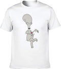 GANGSHI american dad roger cute t shirt 3xl, white