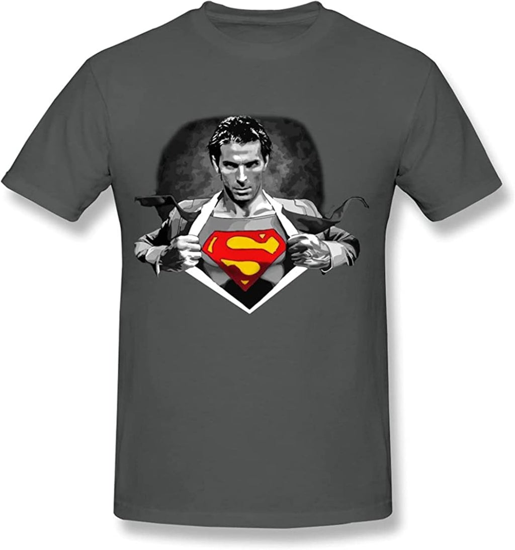 Men's Gianluigi Buffon Goalkeeper T Shirt Grey