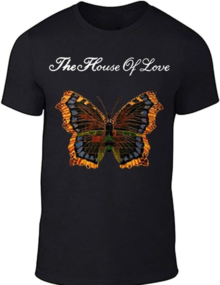 The House of Love Butterfly Smiths T Shirt Graphic Printed Top Tee for Men