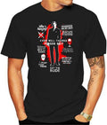 Summer T Shirt Hannibal Quotes Men T-Shirt Mads Mikkelsen Tee Black L Black