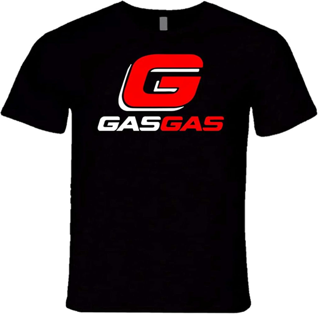 Gasgas Racing T-Shirt Graphic Top Printed Shirt Short-Sleeve Tee Mens 3XL