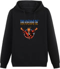 EtLin Thunderdom Men's Graphic Print Long Sleeve Hoodie