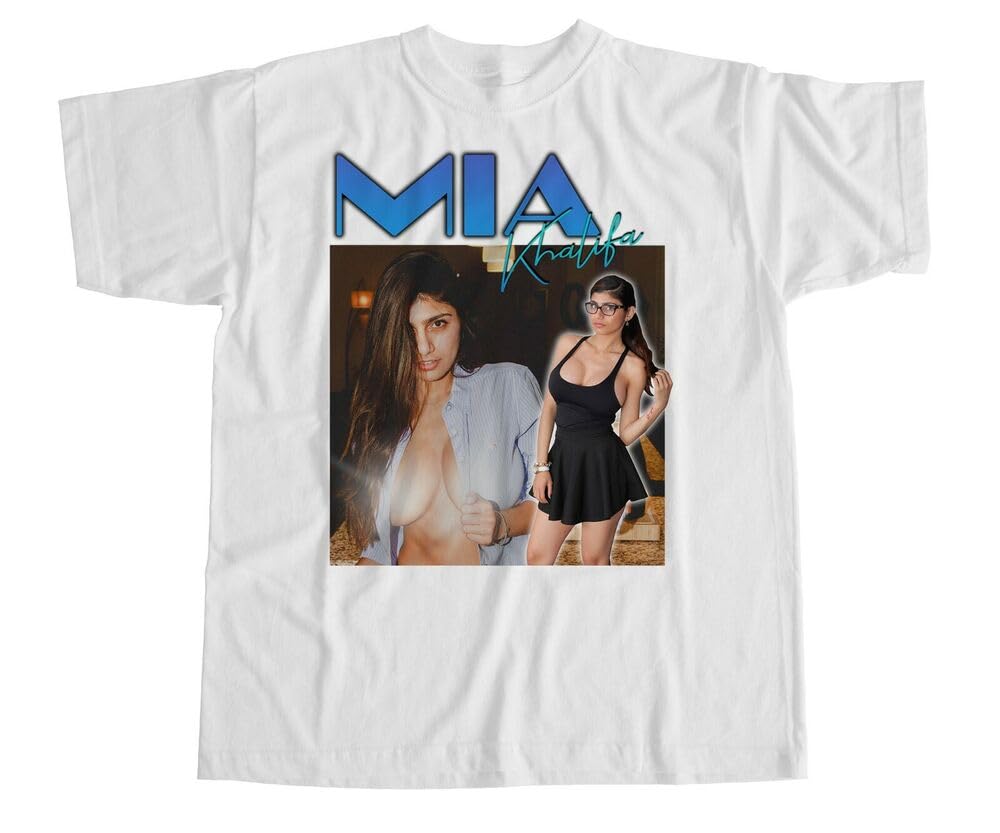 Mia Khalifa Graphic Tee for MenWhite