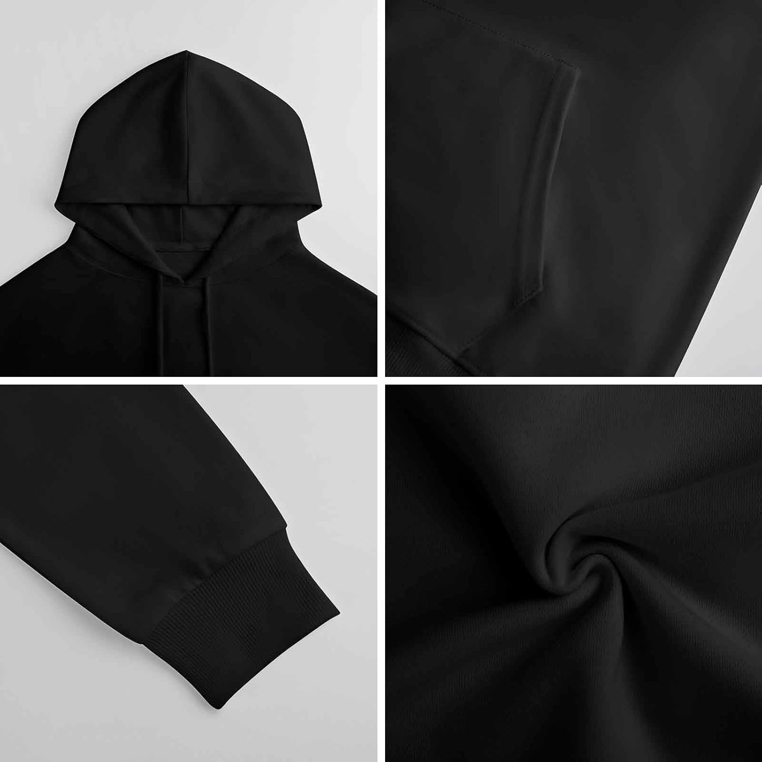 Men Skate Hip Hop Skull Sullen Erosion Hoodies Long Sleeve Pullover Loose Hoody Sweatershirt Black, Black, 3XL