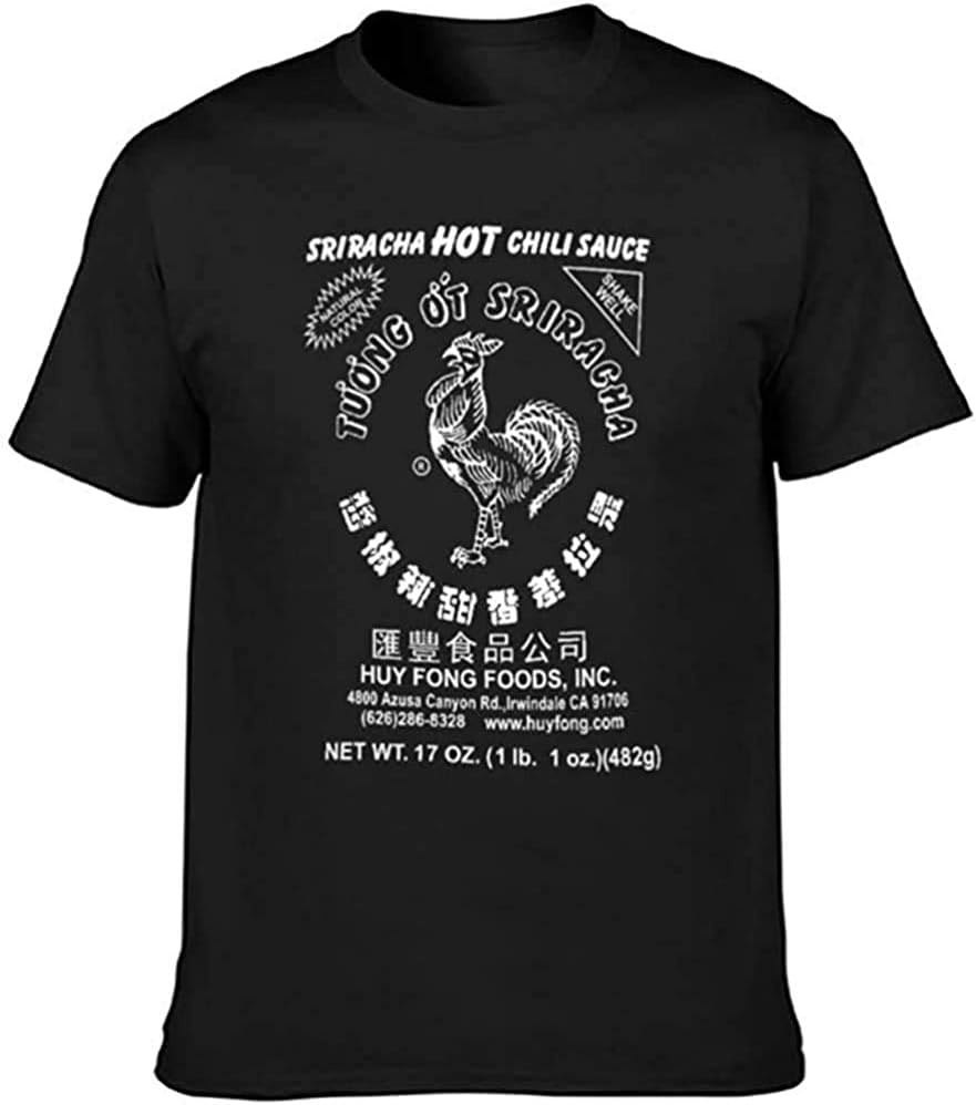 xiaoming Sriracha Hot Chili Sauce Irwindale T Shirt BlackM