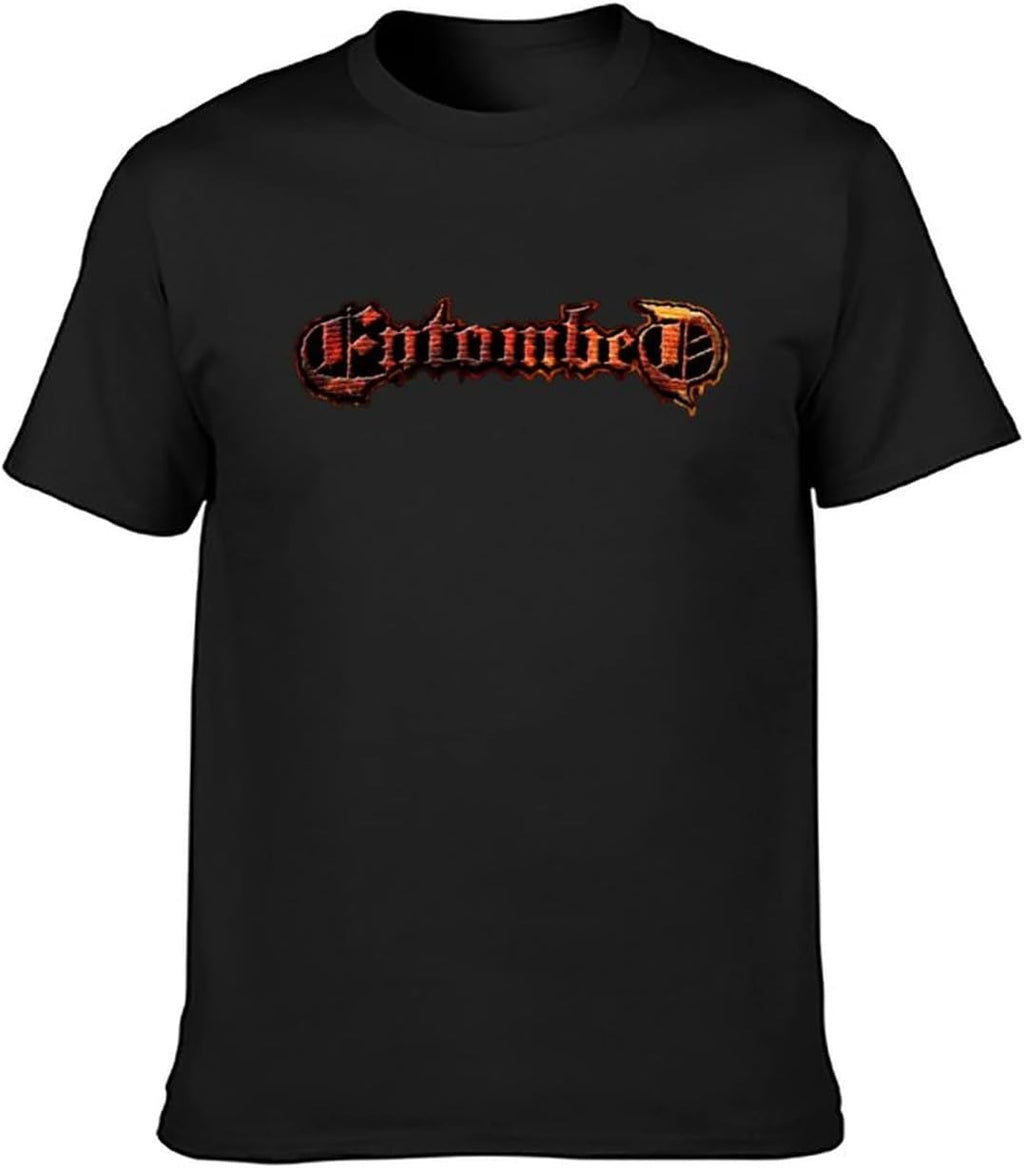 Entombed T-Shirt Black Graphic Unisex Tee Shirt L