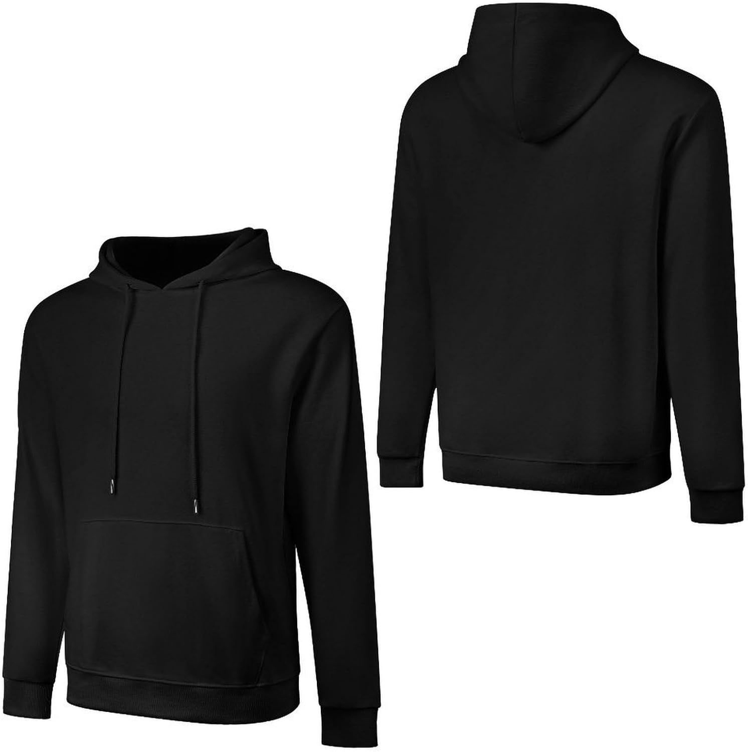 Men Skate Hip Hop Skull Sullen Erosion Hoodies Long Sleeve Pullover Loose Hoody Sweatershirt Black, Black, 3XL