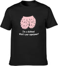 Men's Round Neck T-Shirt Dick Head Stag Doo Do Joke Penis Outfit Classic Style Black