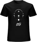 Daft Helmet Punk T-Shirt Mens Balck Tees Unisex Shirt XL, Black, XL