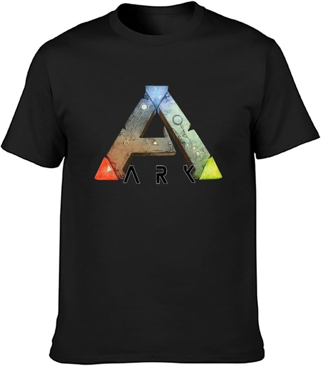 Ark Survival Evolved Men Black Cotton T-Shirt Print Tee Shirts