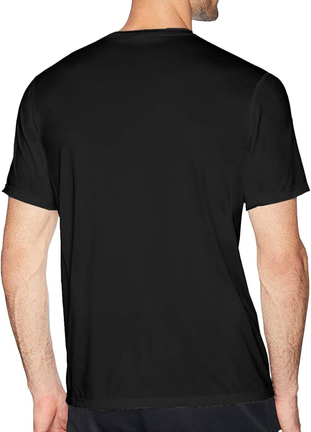 Men's Cotton T Shirts Round Neck Soft Funny Short Sleeve T-Shirt for Sports Leisure Party
