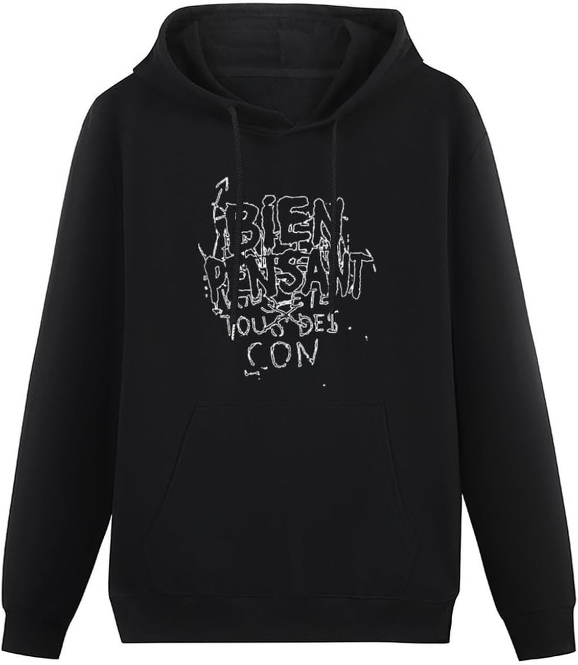 stupeflip Hoody Hippie Clothes Custom Funny for Men Hoody Unisex Ptinted Hoodies Long Sleeve Men's Hooded with Pocket Black, Black, L