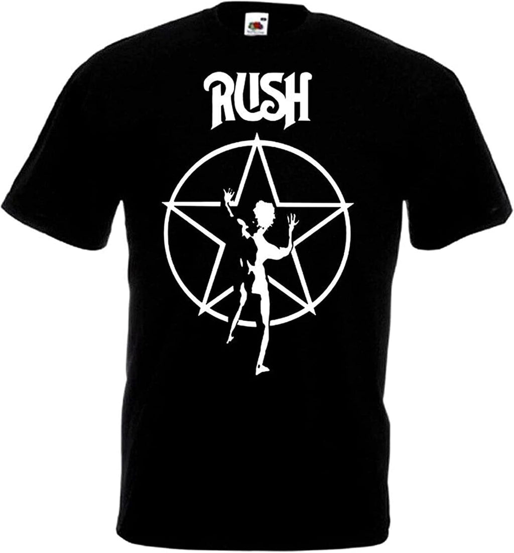 Rush Starman Hard Rock Men's T-Shirt Black Unisex Tee