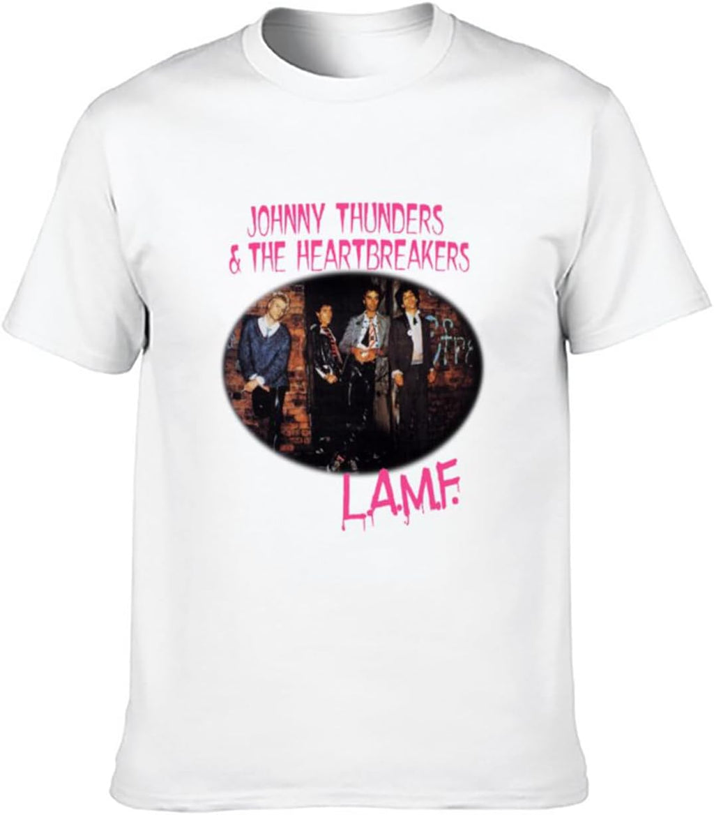 Johnny Thunders & The Heartbreakers Punk Rock USA L.A.M.F. T-Shirt White