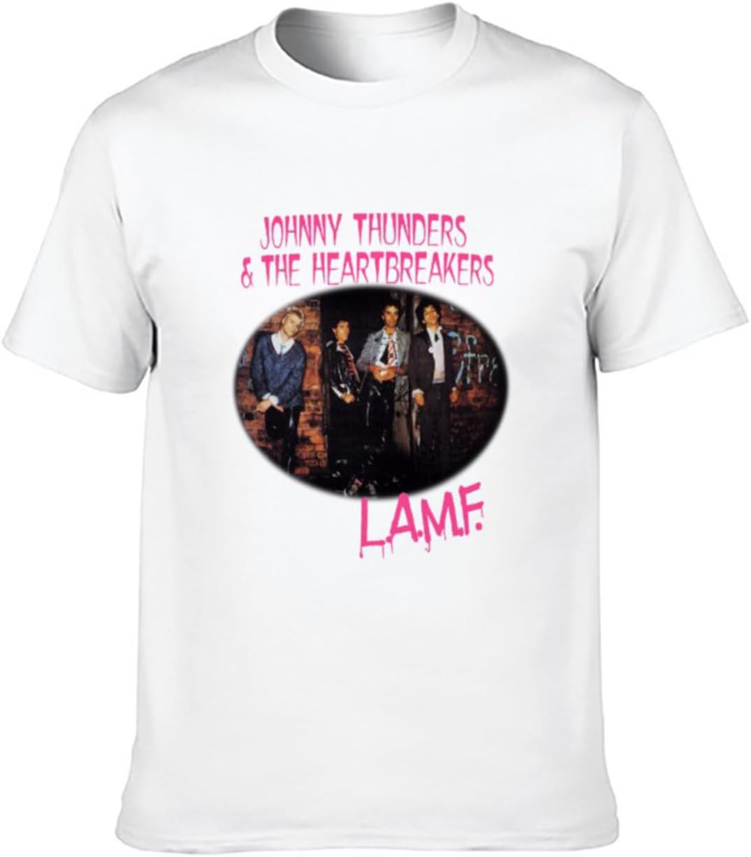 Johnny Thunders & The Heartbreakers Punk Rock USA L.A.M.F. T-Shirt White