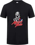 Africa Twin Motorcycle T Shirt Graphic Top Tee T-Shirt Short-Sleeve Men T-Shirt - S Black