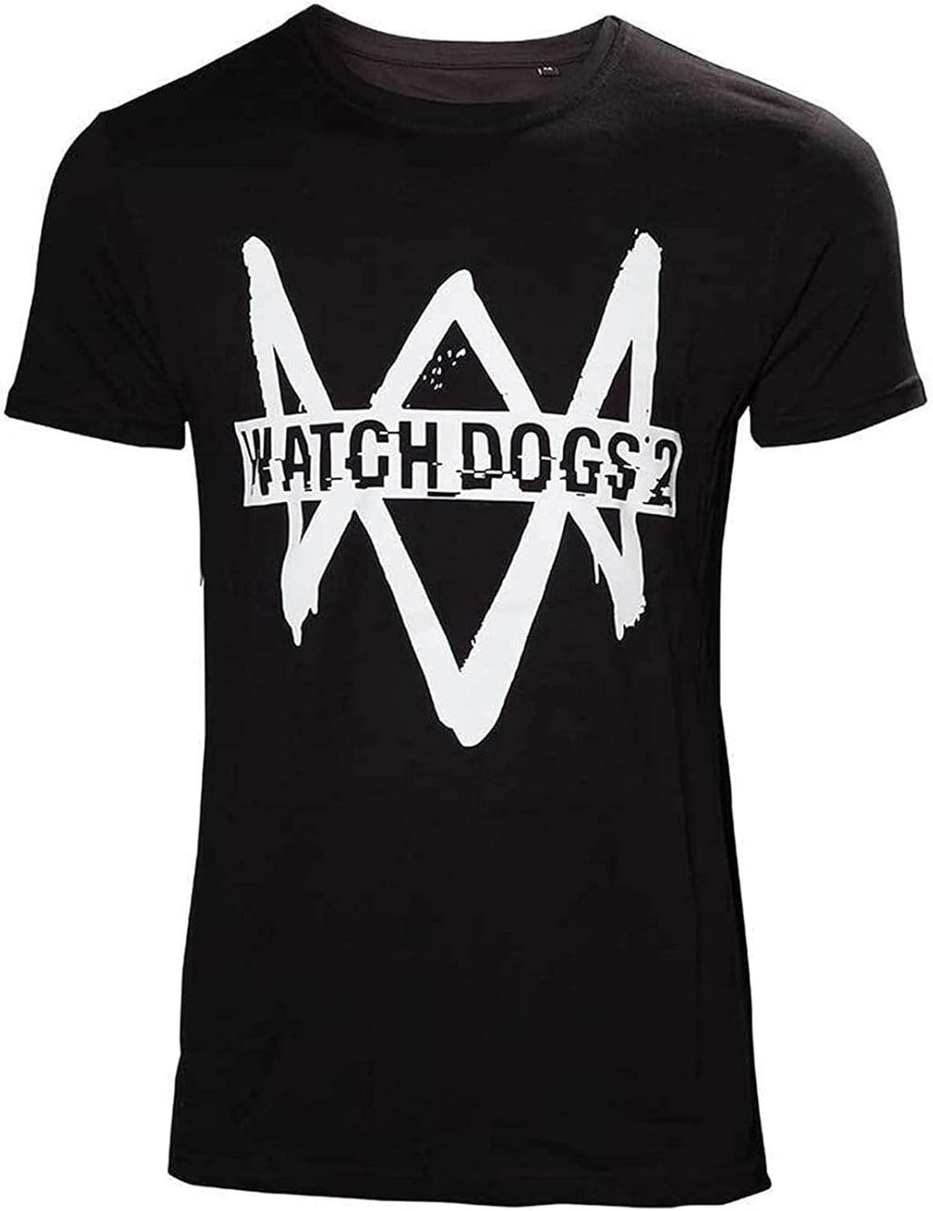 Watch Dogs 2 Clothing Mens Written United T-Shirt Black Unisex Tee