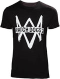 Watch Dogs 2 Clothing Mens Written United T-Shirt Black Unisex Tee