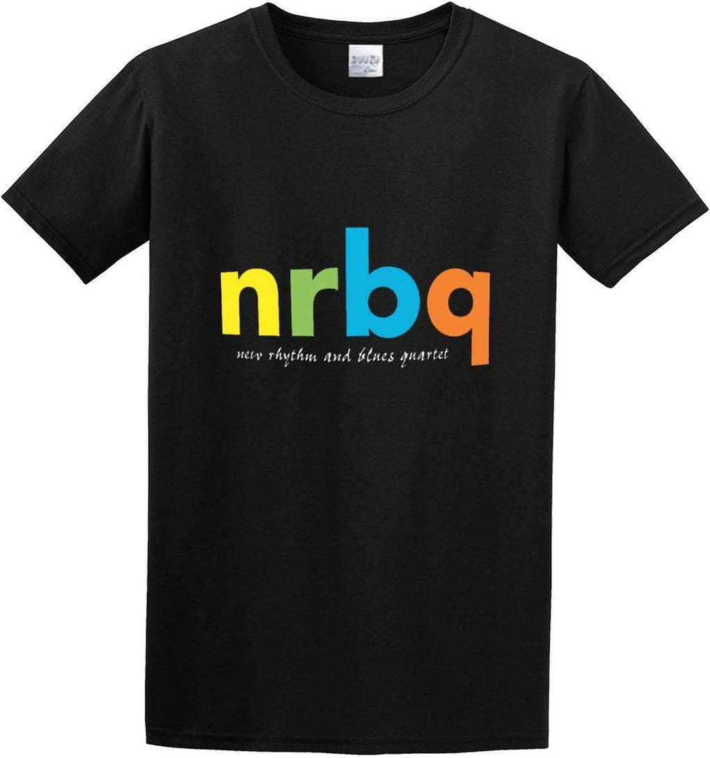 Men's Nrbq Kick Me Hard Print Tees Short Sleeve T-Shirt