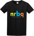 Men's Nrbq Kick Me Hard Print Tees Short Sleeve T-Shirt