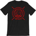 Cerberus Strength Barbell Unisex Graphic T-Shirt Mens Cotton Casual Black Tee Shirt L