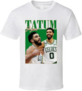 Jayson Tatum 90s Style T Shirt White