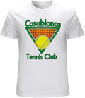Astick Casablanca Tennis Club Icon Printed T-Shirt White XXL White