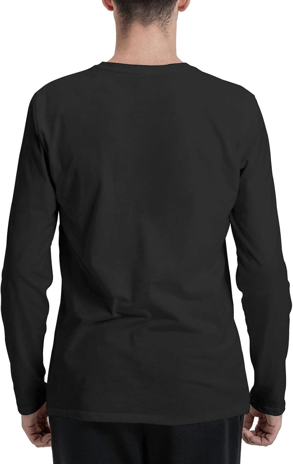 White&Chapel Band Men T Shirts Classic Long Sleeve Sports Fishing Crewneck Black T Shirt X-Large