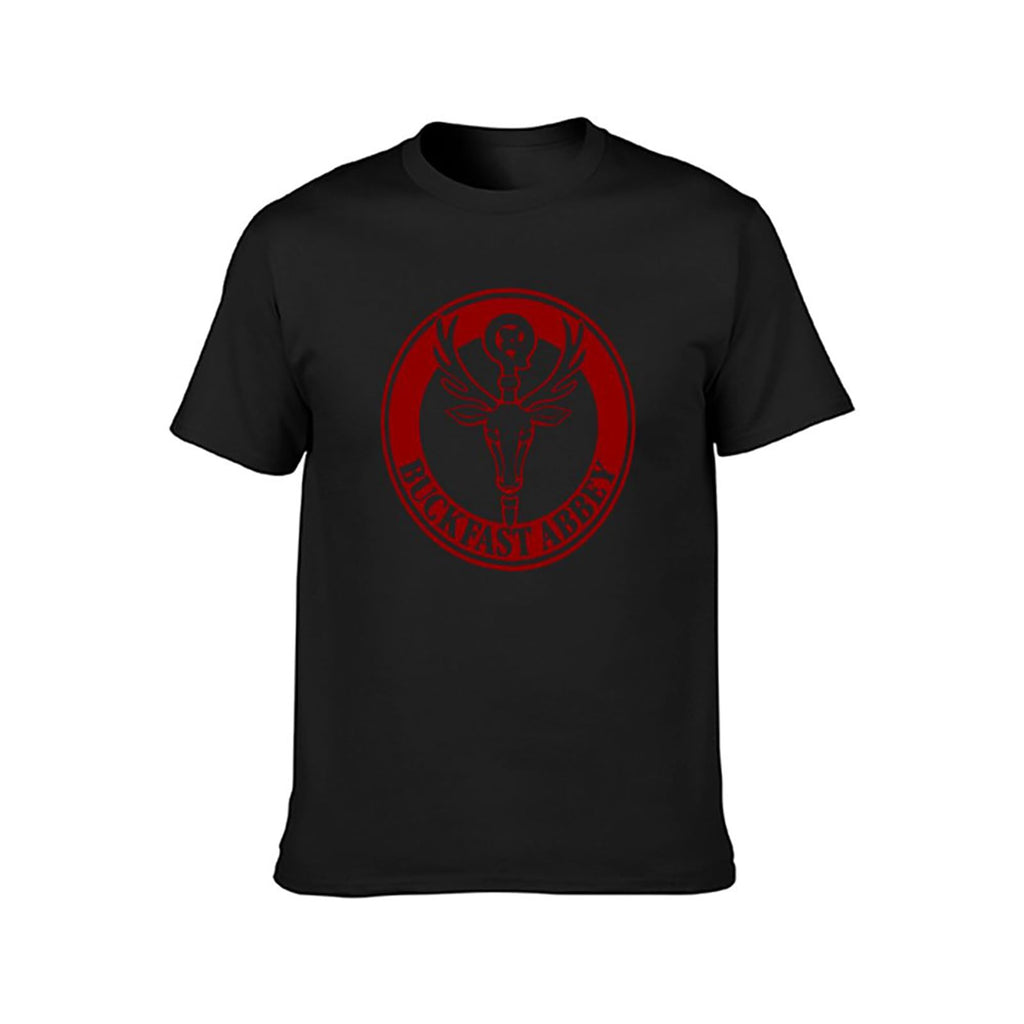 Buckfast Abbey Logo Pure Cotton Simple Minority Take Out Personalise T-Shirt Black