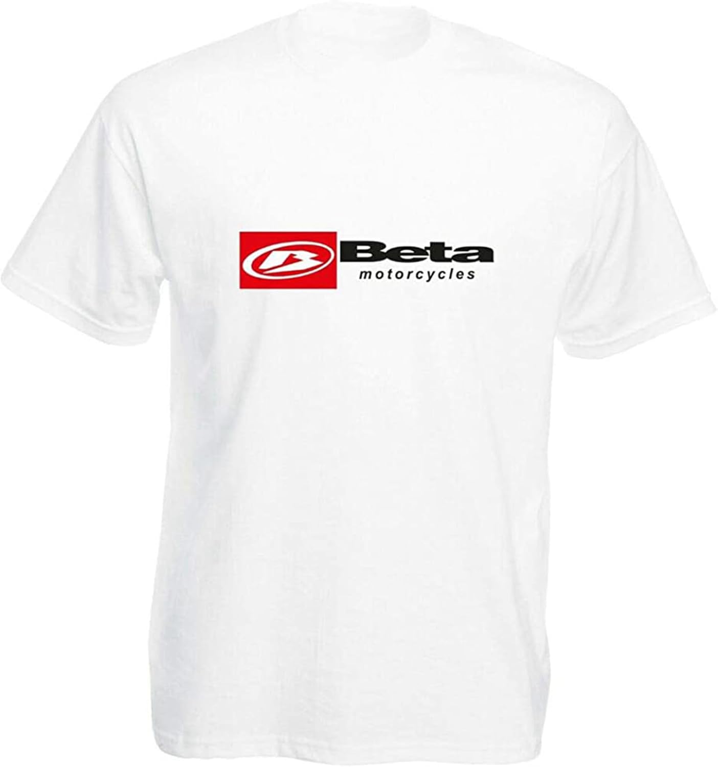 Men's Beta Motorcycles T-Shirt Biker Motorcycle Rider White XXL
