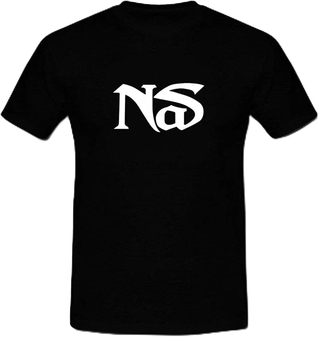 Nas Writing Gangstarr Rap Hip Hop Naughty Nature Tribe Quest T Shirts Cool Casual Pride T Shirt Men Unisex, Black, L