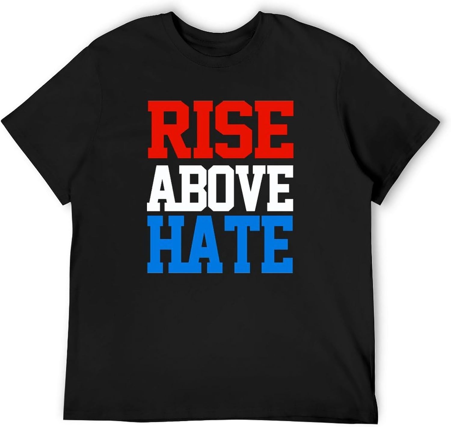 Men's Jo%Hn Cena Rise Above Hate Cotton T-Shirt, Black, L