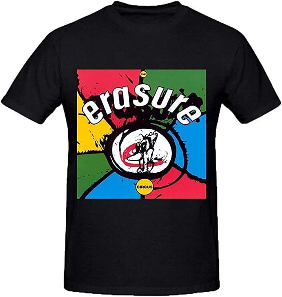 Erasure The Circus T-Shirt Black Graphic Unisex Tee Shirt M