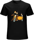 Men's Tin-Tin and Transportation T-Shirt Black, Black, L
