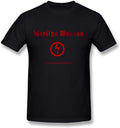 Christine Cheryl Men's Marilyn Manson Thunder Logo T-Shirt, Black, XL