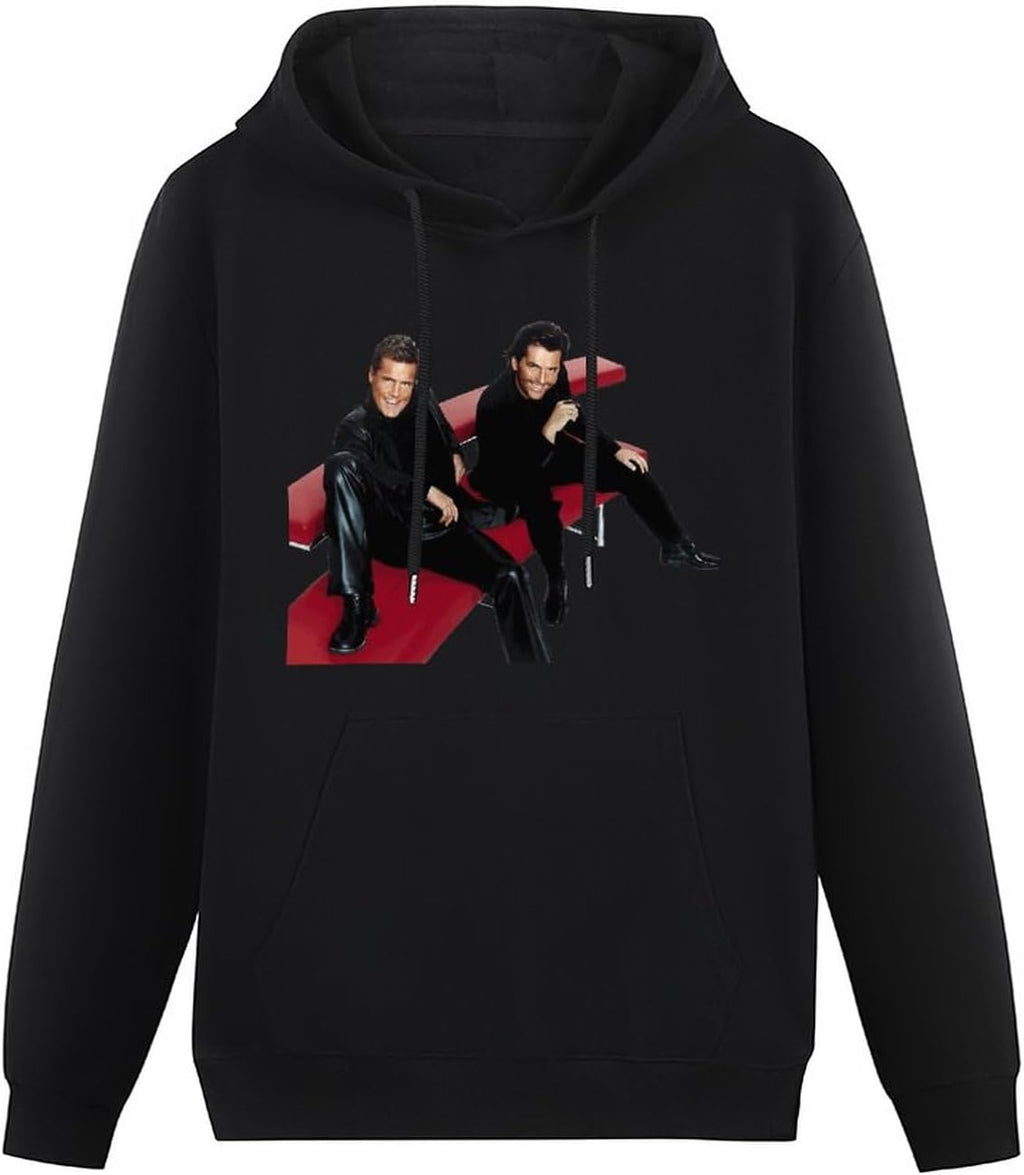 EtLin Modern Talking Hoodie White Color Mens Clothes Long Sleeve Modern Talking Logo Hoody Tops Hoodies Fashion Band Garments