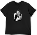 Brad Pitt Celebrity T-Shirt Black Graphic Unisex Tee Shirt L