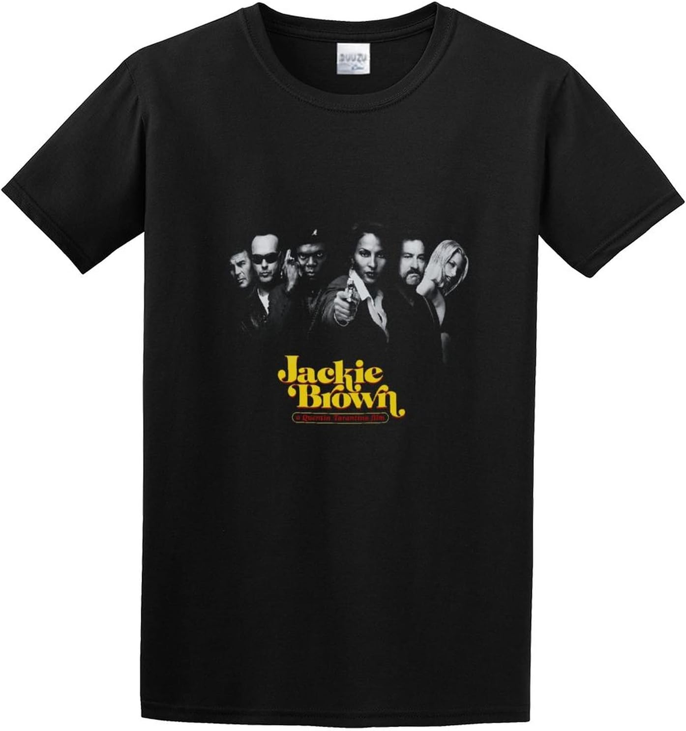 Men's Jackie Brown Tarantino Movie T Shirt Print Tees T Shirt O Neck