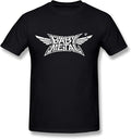 MudSon Men's Babymetal Metal Band Logo T-Shirt Black