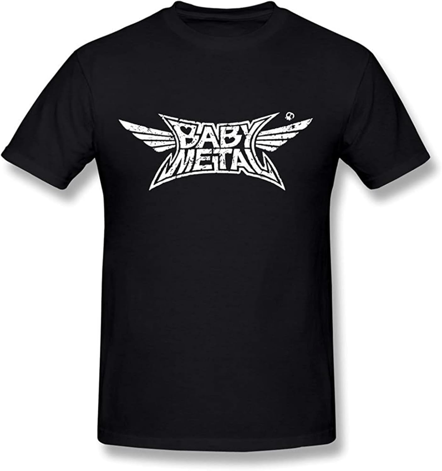 MudSon Men's Babymetal Metal Band Logo T-Shirt Black