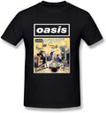 Christine Cheryl Men's Oasis Definitely Maybe T-Shirt, Black, L