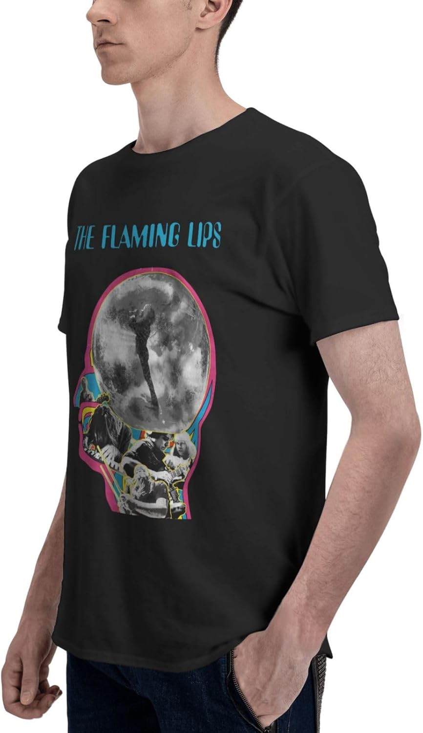 Men T Shirt Classic Short Sleeve Outdoor Fishing Crewneck Black T Shirts