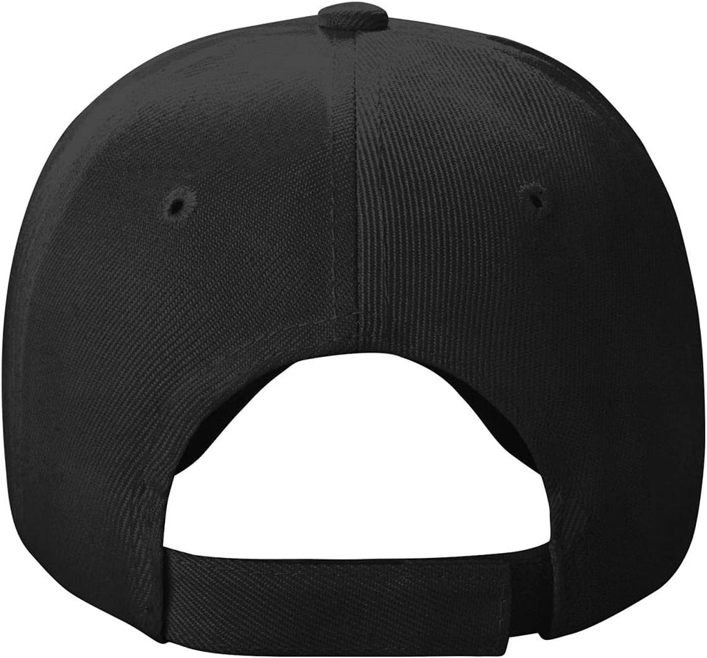 Men's Women Adjustable Baseball Cap sunprotection Outdoors Running Dad Hat Black
