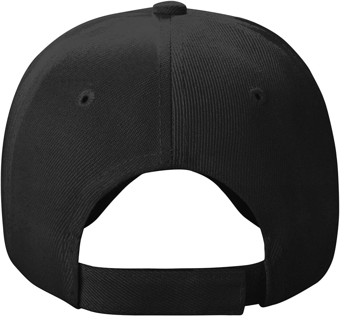Men's Women Adjustable Baseball Cap sunprotection Outdoors Running Dad Hat Black