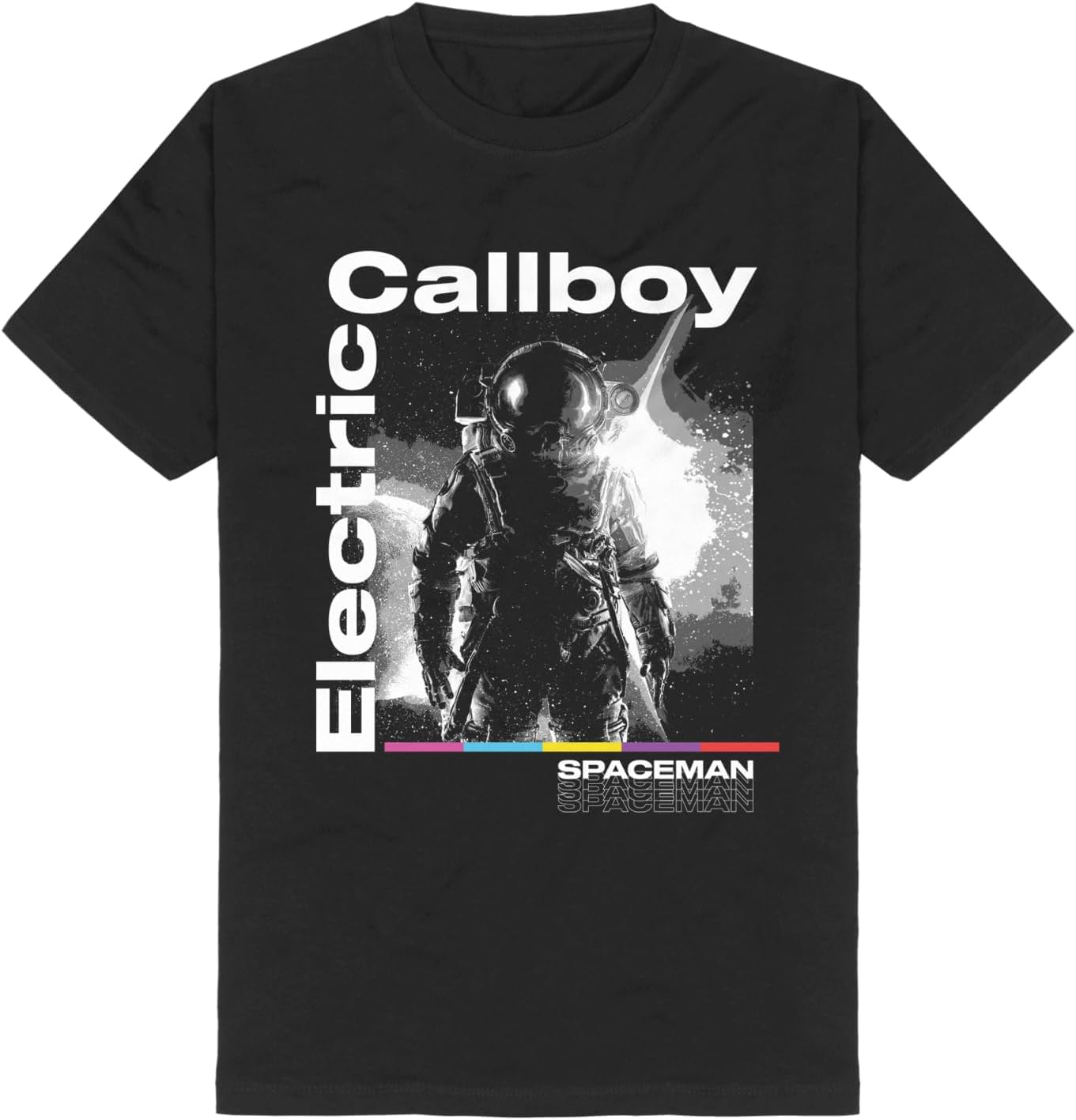 Electric Callboy Spaceman Cover Unisex Gift Black Tshirt Fullsizes