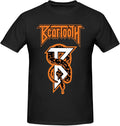 Bear&Tooth Band Mans Crewneck Tee Popular Short Sleeve Outdoor Gym Workout Sweatshirt Black 5X-Large