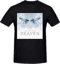 Two Steps from Hell Two Steps Printed Tee Graphic T Shirt Funny Shirt for Mens Black Size XXL