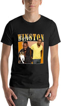 Men's New Winston Bishop Homage Tee T-Shirt Summer Top Animal Print Shirt for Boys Summer Tops Slim Fit T Shirts for Men