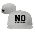 No Excuses Baseball Cap Ash