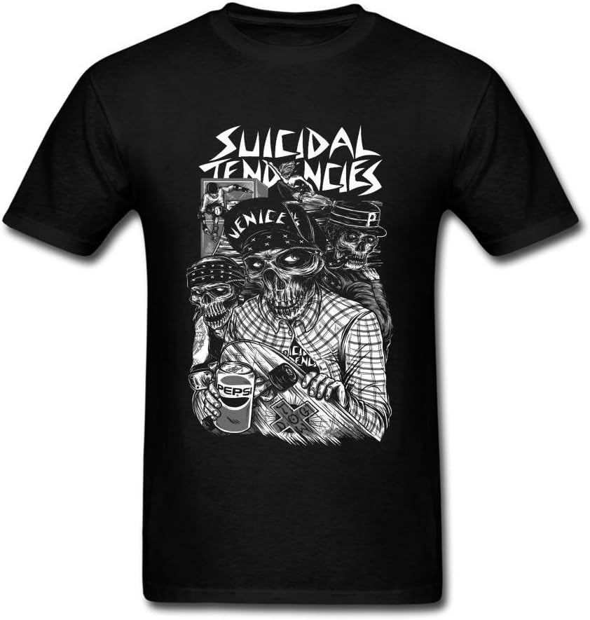 Men's Suicidal Tendencies Band Skull T Shirt S
